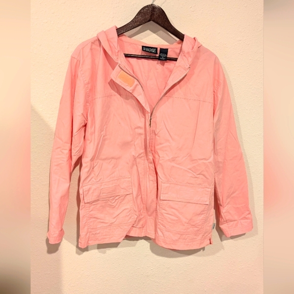 Vintage Bill Blass Sport Women's Pastel Pink Cotton Jacket Medium - Picture 1 of 7